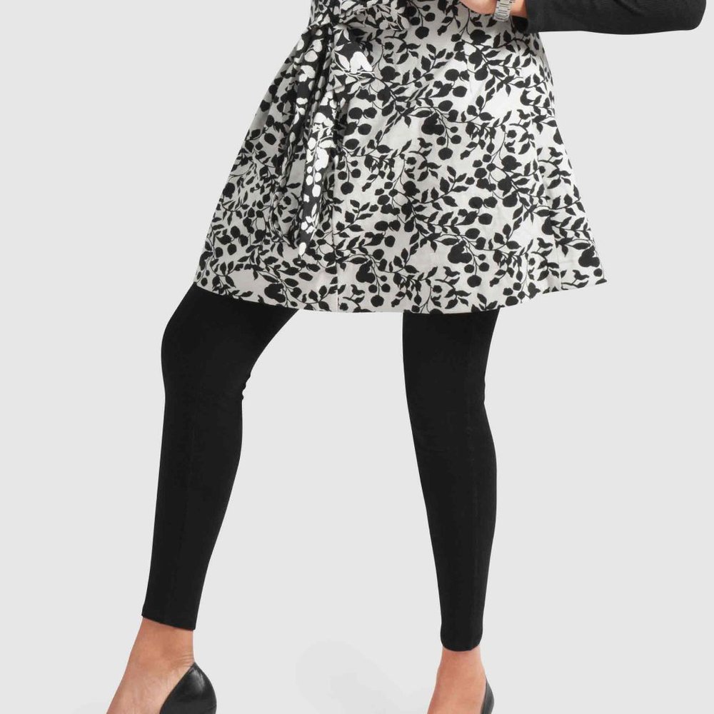 OLGYN Women’s Silhouette Pattern Mini Skirt - Picture 3 of 3